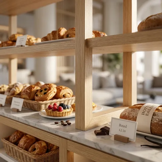 Rak Display Bakery Kayu Gaya Scandinavian &ndash; contoh penerapan 3